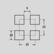 Blacha perforowana #2x1250x2500 STAL CZARNA #1
