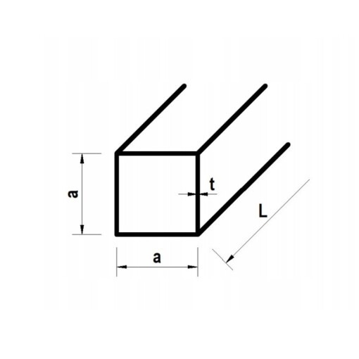 Kształtownik kwadrat 40x40x2 L=6mb #2