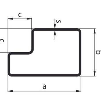 KA 4 B2B - Kształtownik schodkowy 60x52x26x2 L=6m