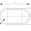 Profil owalny 30x15x1,4 L=6mb #2